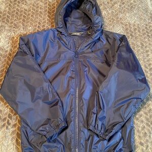 Lands' End Kids Navy Windbreaker Jacket